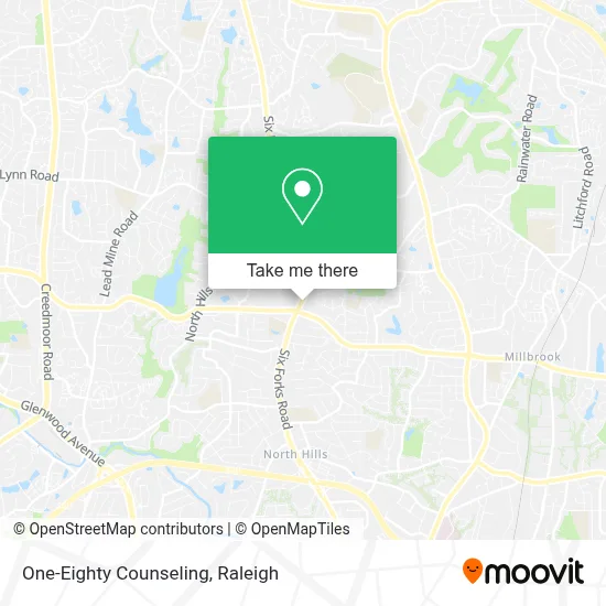One-Eighty Counseling map