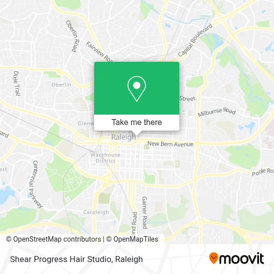Shear Progress Hair Studio map