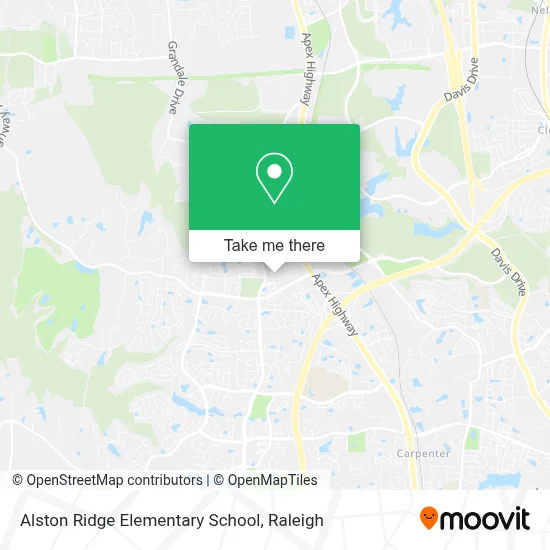 Alston Ridge Elementary School map