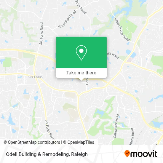Odell Building & Remodeling map