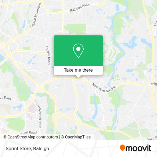 Sprint Store map