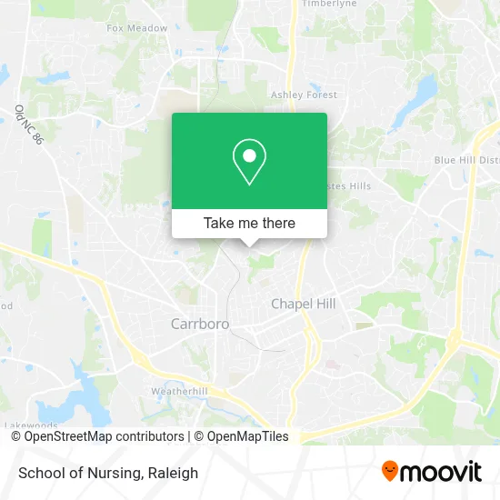 School Of Nursing map