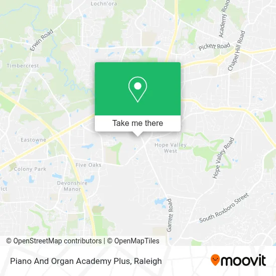 Piano And Organ Academy Plus map