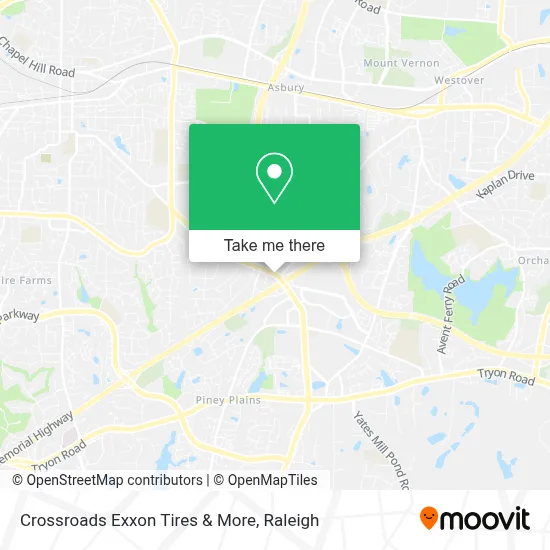 Crossroads Exxon Tires & More map