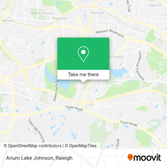 Arium Lake Johnson map