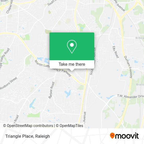 Triangle Place map