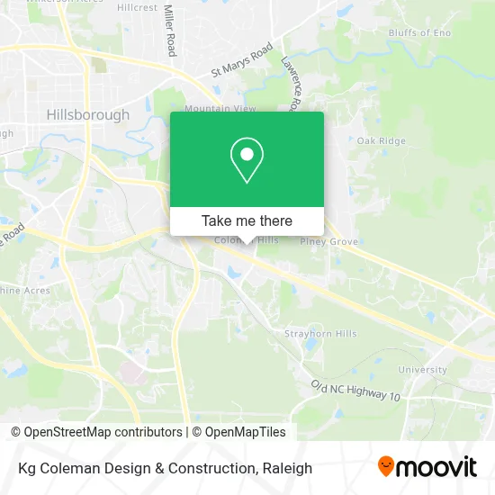 Kg Coleman Design & Construction map