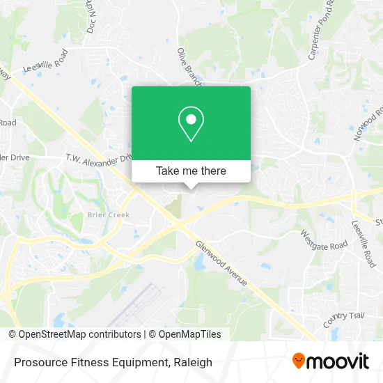 Prosource Fitness Equipment map