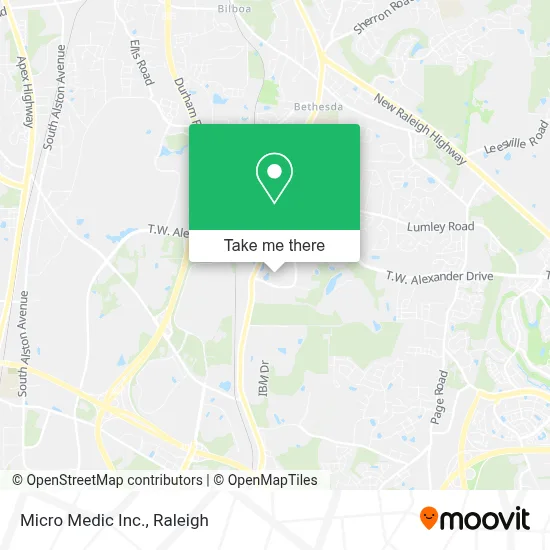 Micro Medic Inc. map