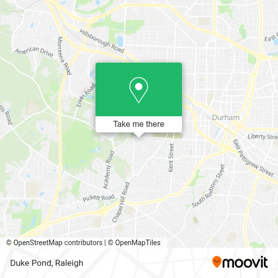 Duke Pond map