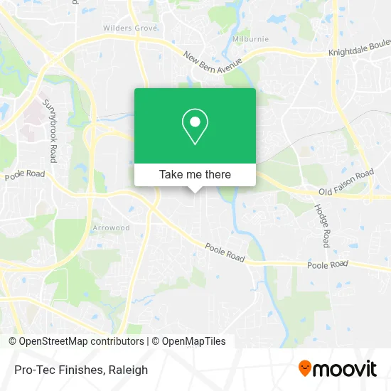 Pro-Tec Finishes map
