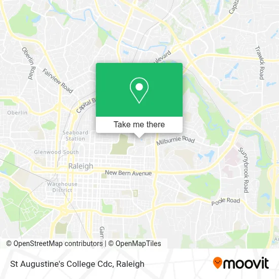 St Augustine's College Cdc map