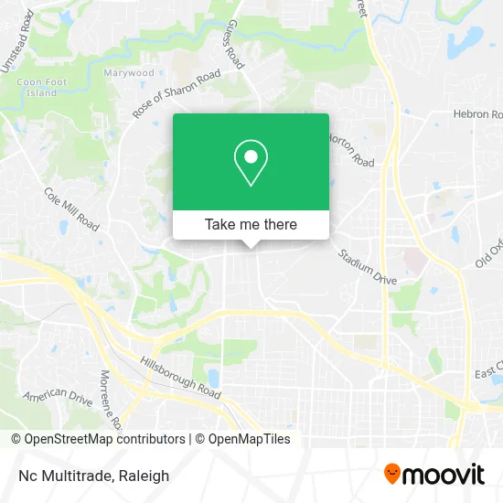 Nc Multitrade map