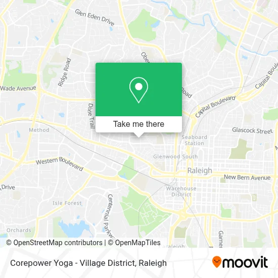 Corepower Yoga - Village District map