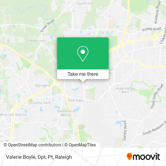 Valerie Boyle, Dpt, Pt map