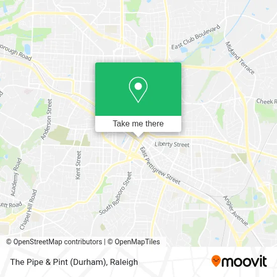 The Pipe & Pint (Durham) map