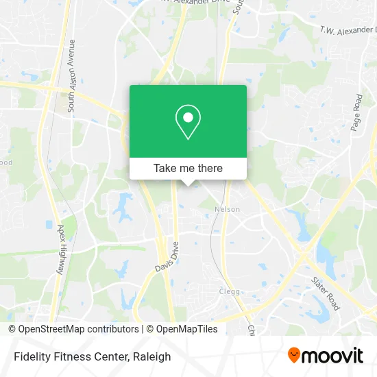 Fidelity Fitness Center map