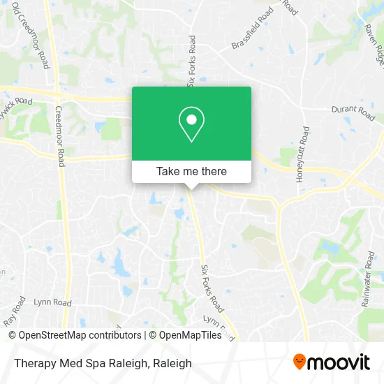 Therapy Med Spa Raleigh map