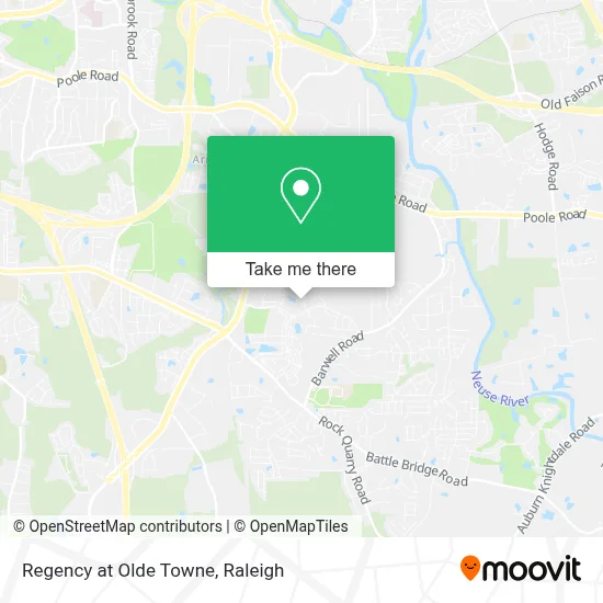 Regency at Olde Towne map