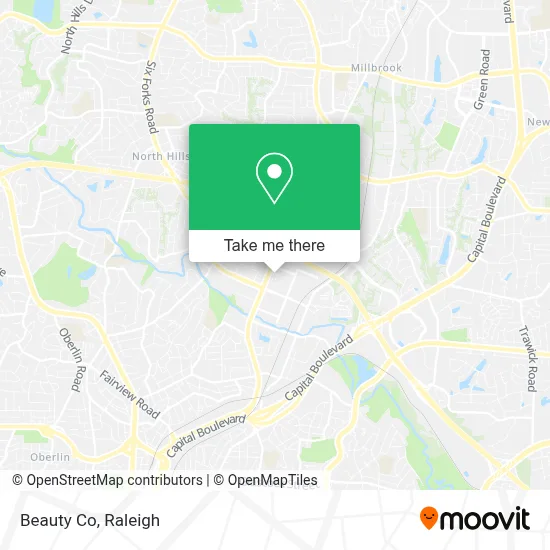 Beauty Co map