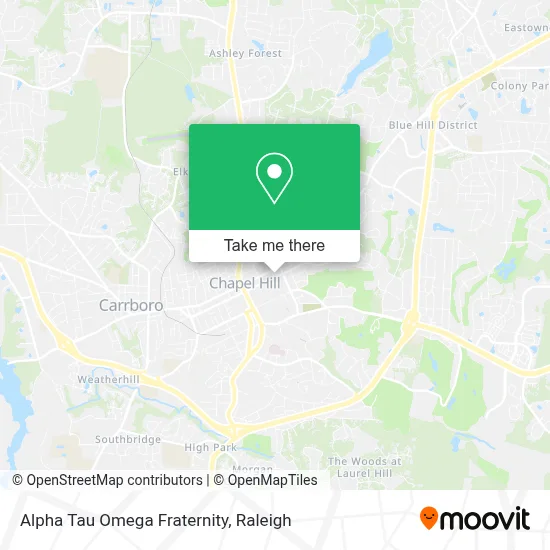 Alpha Tau Omega Fraternity map
