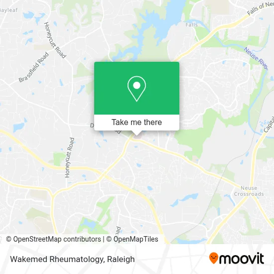 Wakemed Rheumatology map