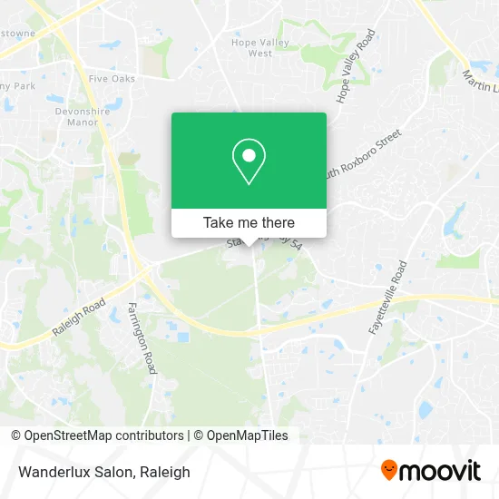 Wanderlux Salon map