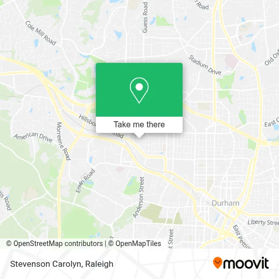 Stevenson Carolyn map