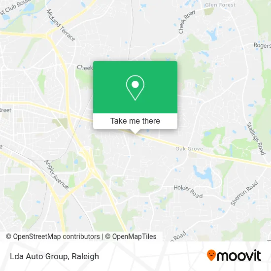 Lda Auto Group map