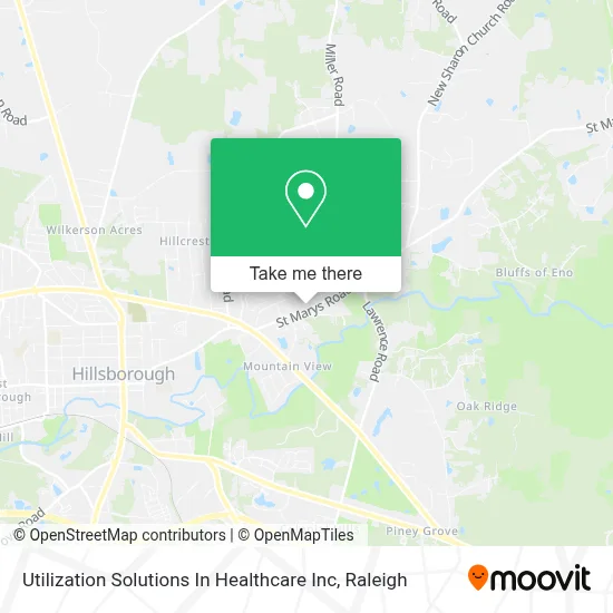 Utilization Solutions In Healthcare Inc map