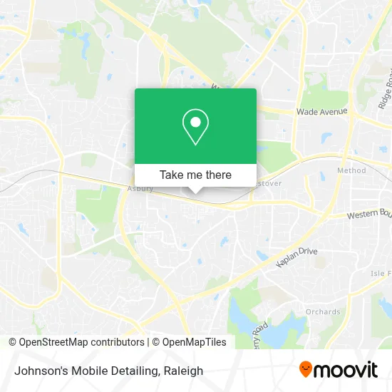 Johnson's Mobile Detailing map