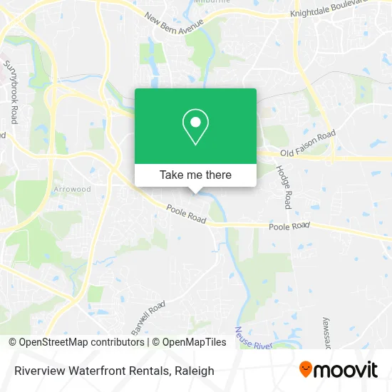 Riverview Waterfront Rentals map