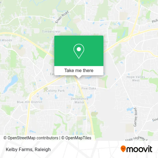 Kelby Farms map