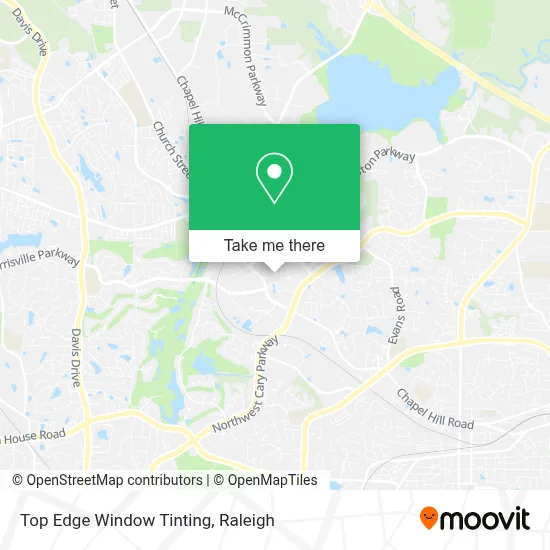Top Edge Window Tinting map