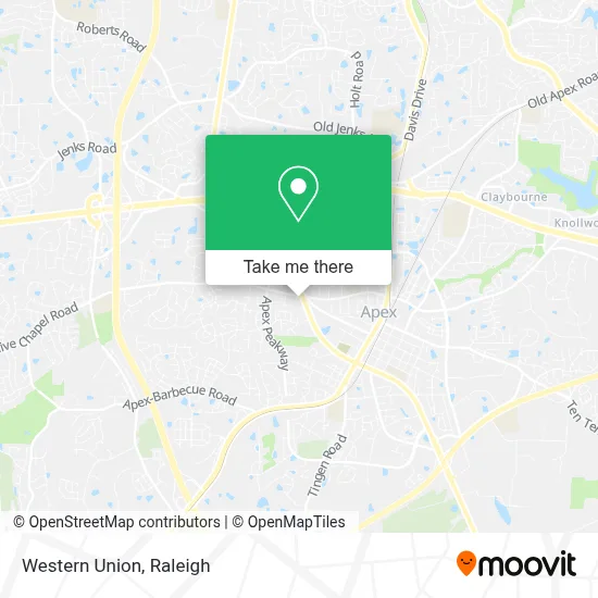 Western Union map