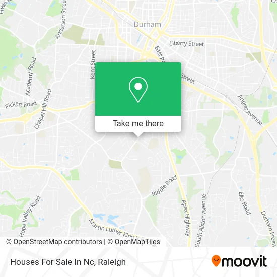 Houses For Sale In Nc map