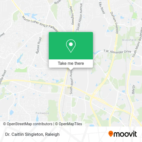 Dr. Caitlin Singleton map