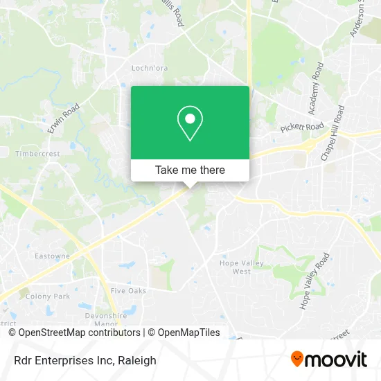 Rdr Enterprises Inc map