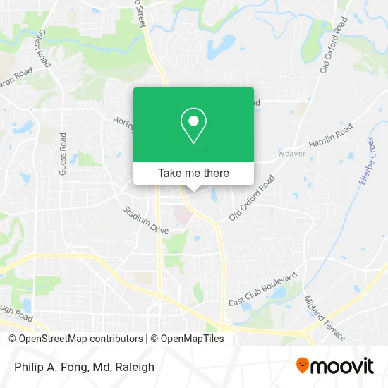Philip A. Fong, Md map