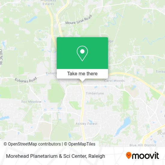 Morehead Planetarium & Sci Center map
