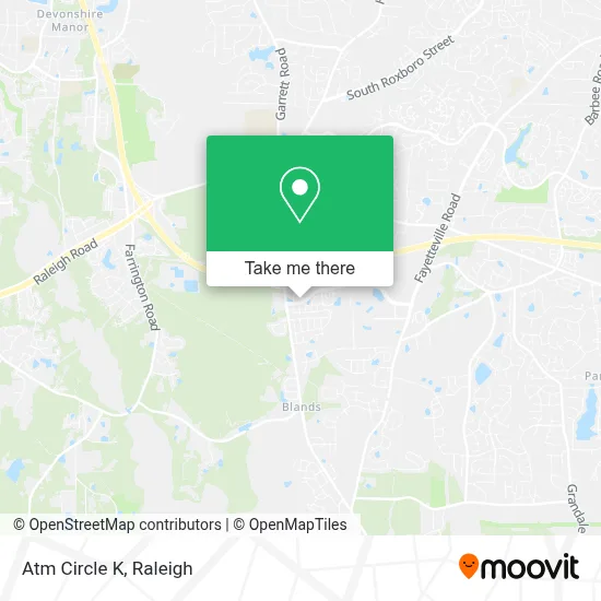 Atm Circle K map