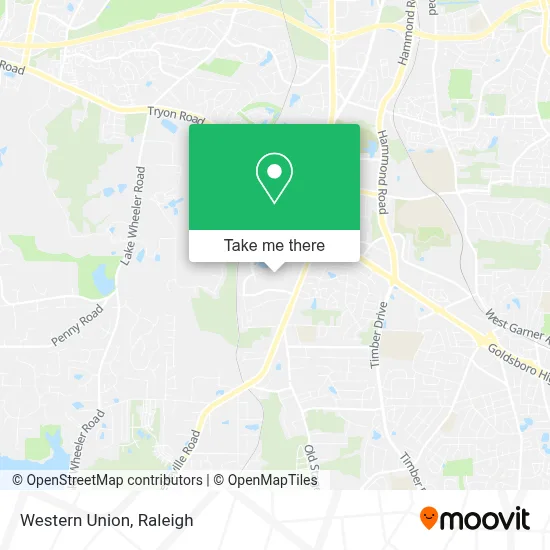 Western Union map