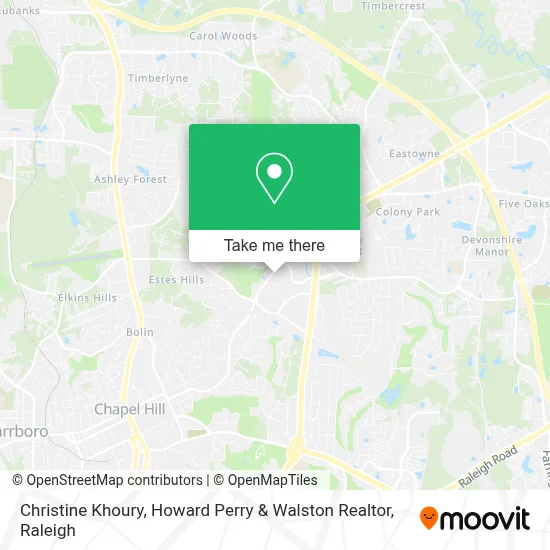 Christine Khoury, Howard Perry & Walston Realtor map