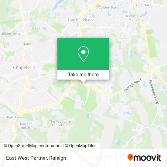 East West Partner map