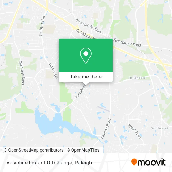 Valvoline Instant Oil Change map
