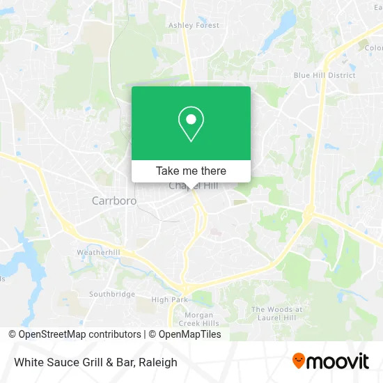 White Sauce Grill & Bar map