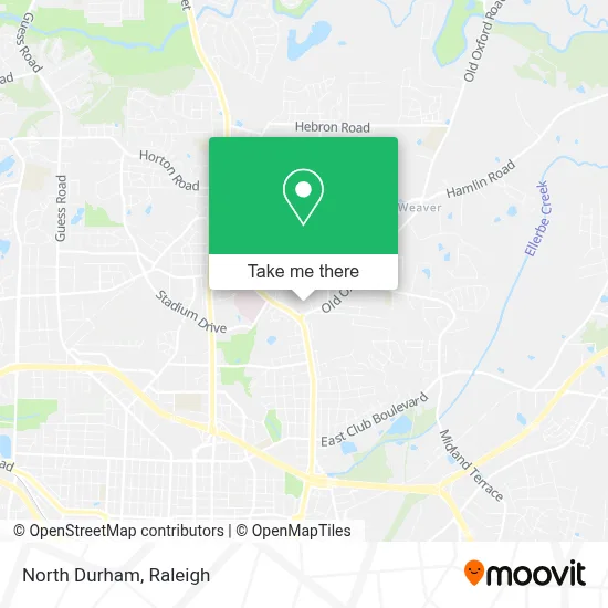 North Durham map