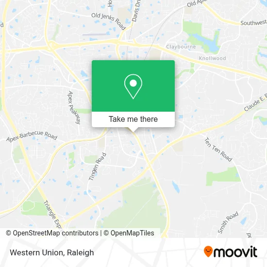 Western Union map