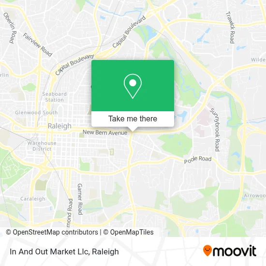 In And Out Market Llc map