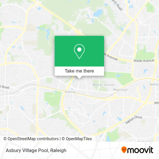 Asbury Village Pool map